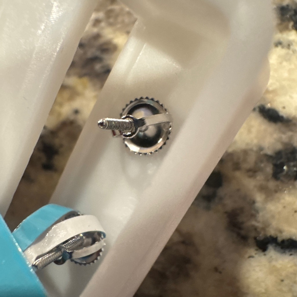 Moissanite Sterling Silver Earrings 1.50 CTW VVSD Color - Brand New - Picture 3 of 3